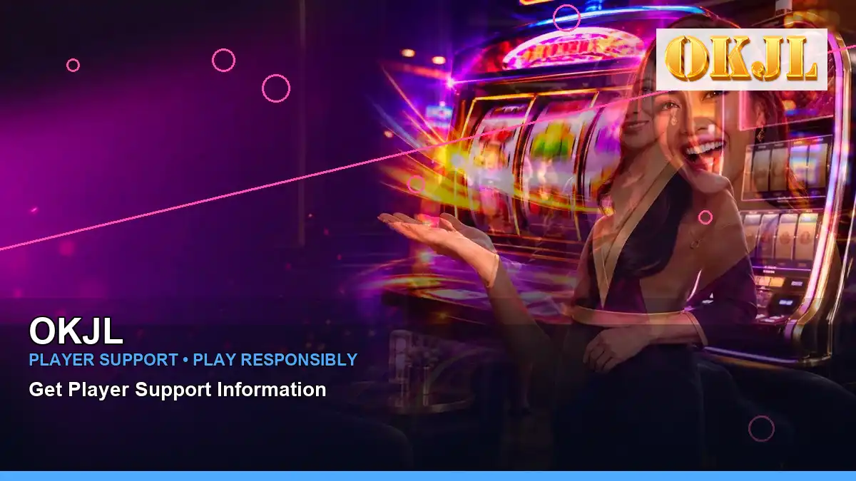 OKJL party online slot games featuring an adult Filipina casino host with a wide-action composition