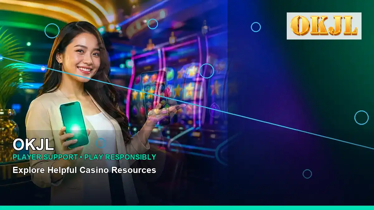 OKJL left close-up duo online slot games highlighting mobile-friendly casino play